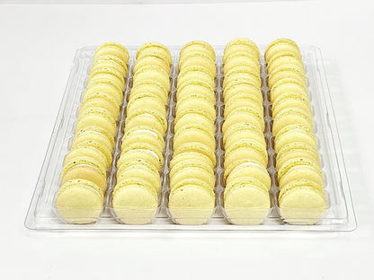 50 Pack Pineapple Caramel Macarons - Macaron Centrale