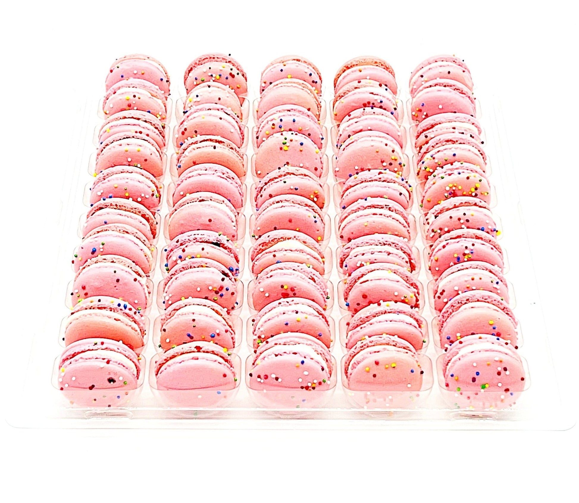 50 Pack Pink Birthday (Açaí) French Macaron Value Pack - Macaron Centrale