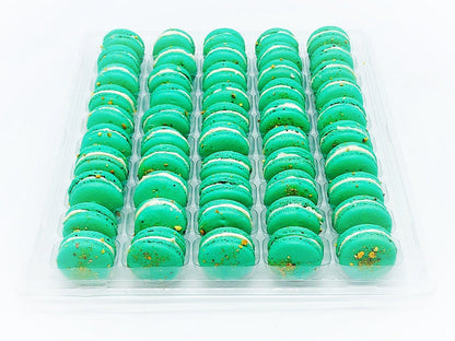 50 Pack Pistachio French Macaron Value Pack - Macaron Centrale