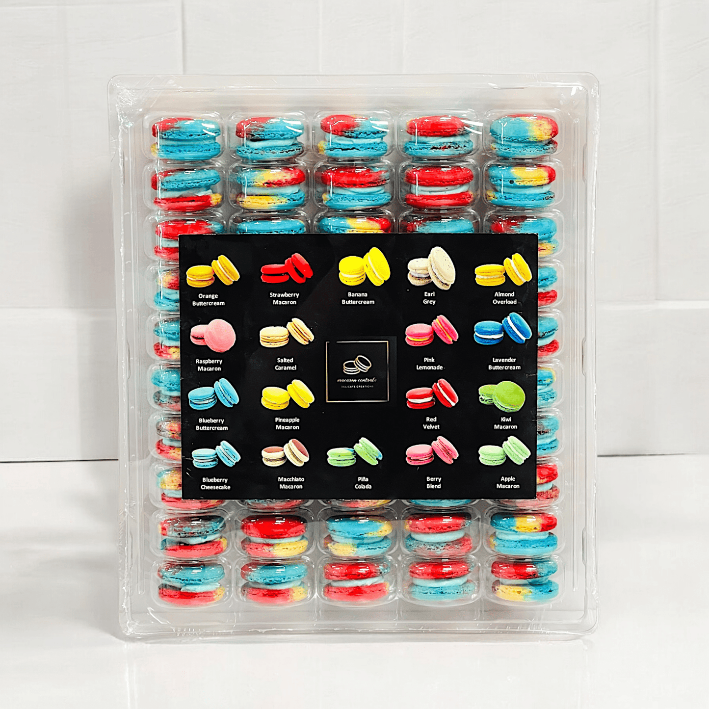 50 Pack Royal Fruit Medley Macarons - Macaron Centrale