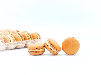 50 Pack Salted Caramel French Macaron Value Pack - Macaron Centrale