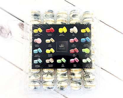 50 Pack Thai Latte French Macaron Value Pack - Macaron Centrale