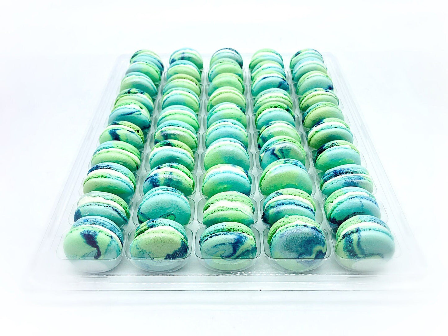 50 Pack The Earth ( Cotton Candy) | French Macaron Value Pack - Macaron Centrale