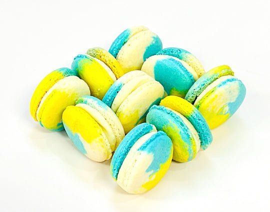 50 Pack Vanilla Custard French Macaron Value Pack - Macaron Centrale