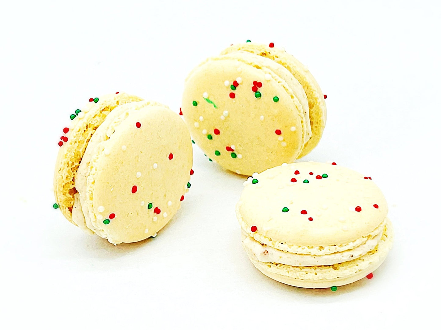 6 Classic Gingerbread French Macarons - Macaron Centrale