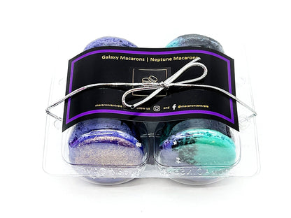 6 Galaxy & Neptune Macarons Value Pack - Macaron Centrale