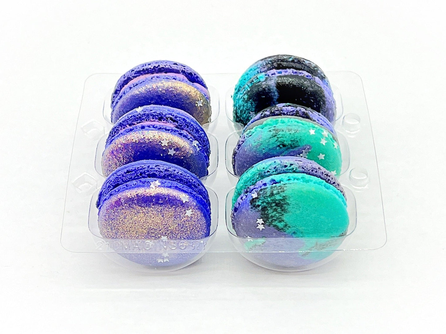 6 Galaxy & Neptune Macarons Value Pack - Macaron Centrale