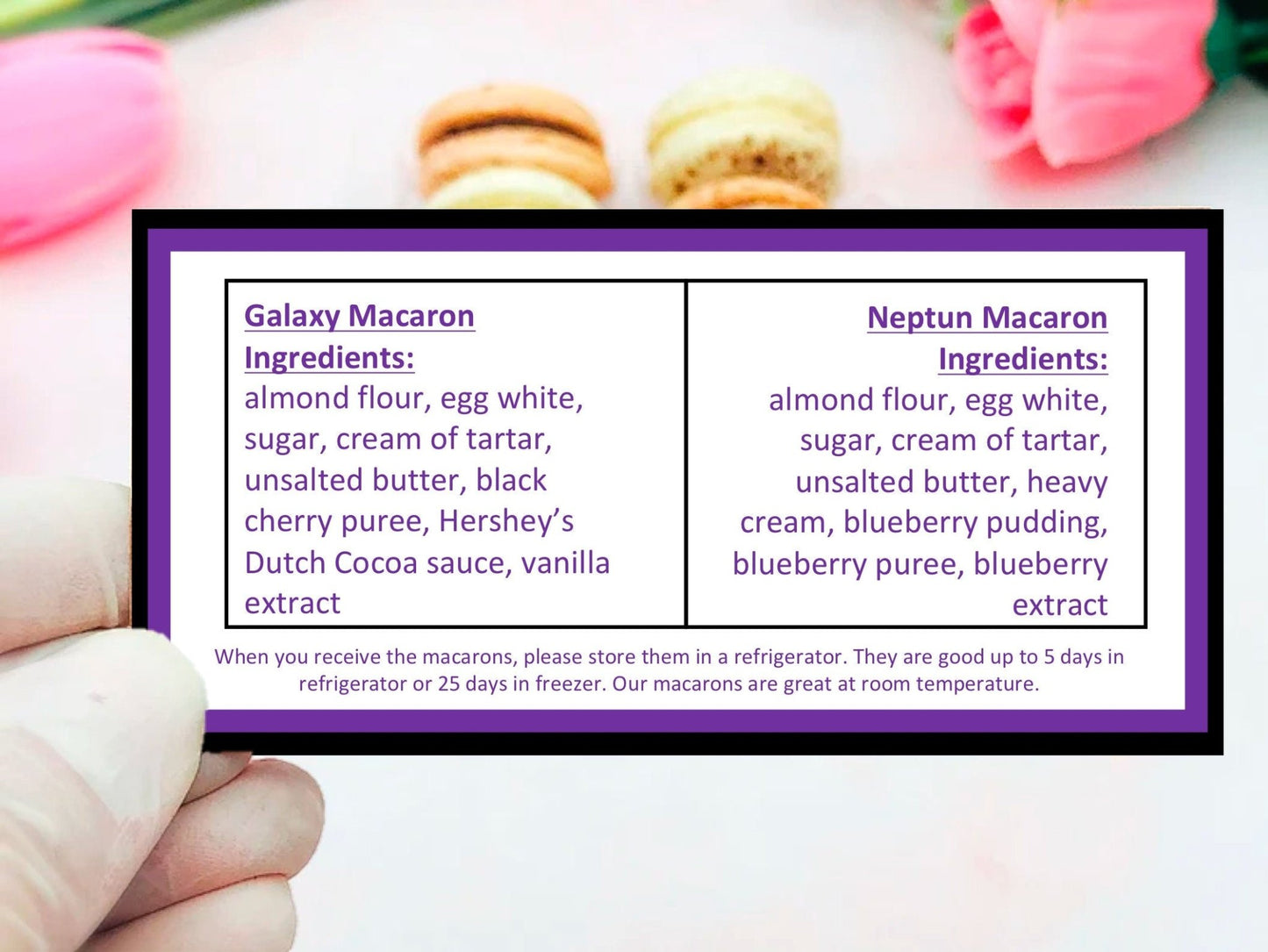 6 Galaxy & Neptune Macarons Value Pack - Macaron Centrale