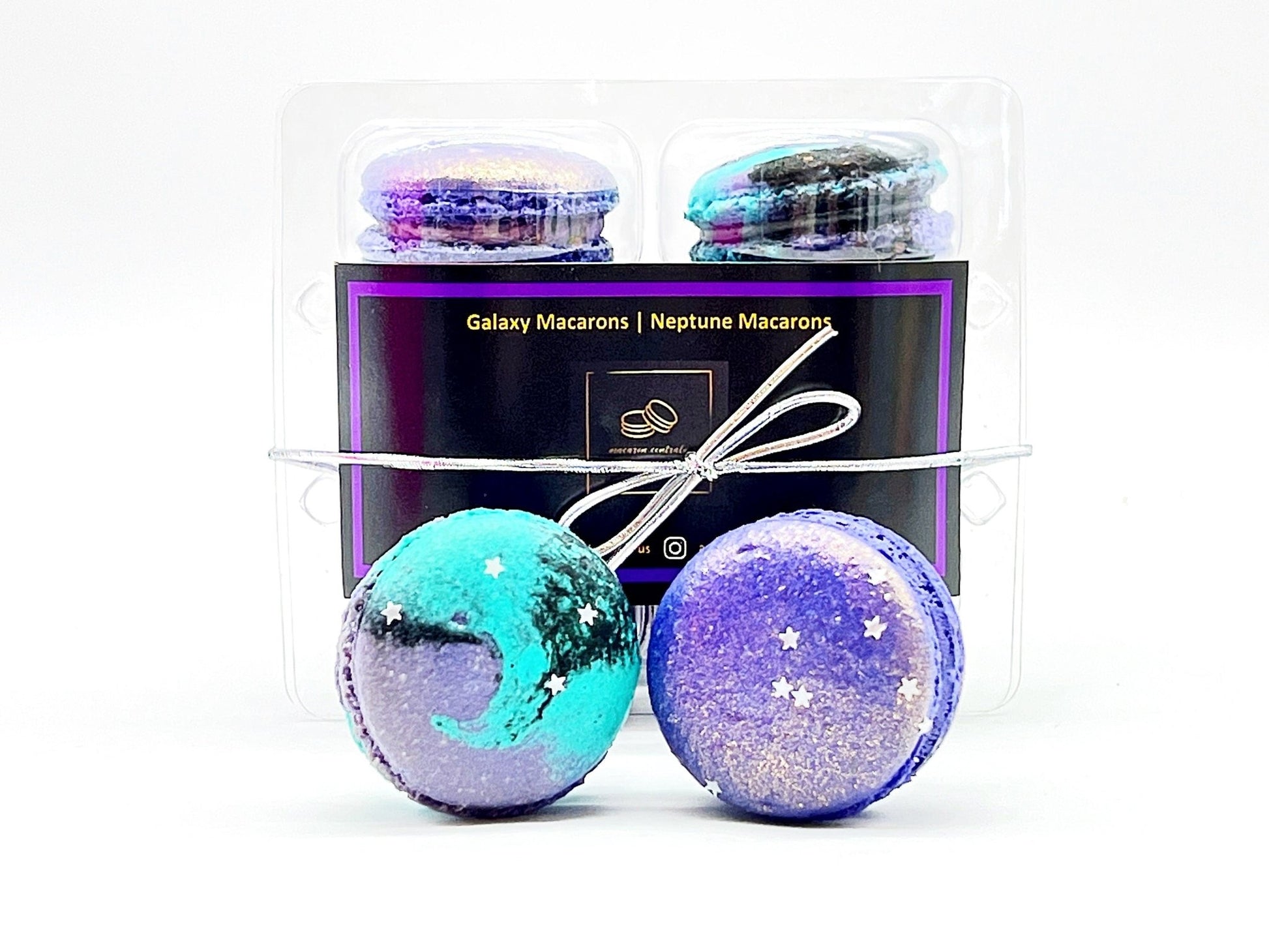 6 Galaxy & Neptune Macarons Value Pack - Macaron Centrale