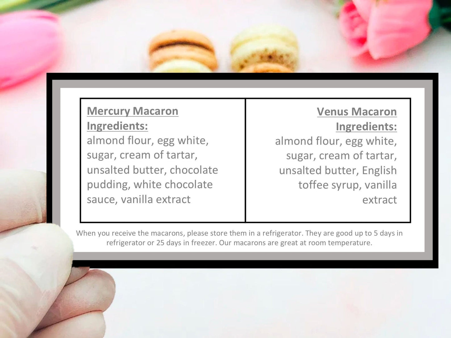 6 Mercury & Venus Macarons Value Pack - Macaron Centrale