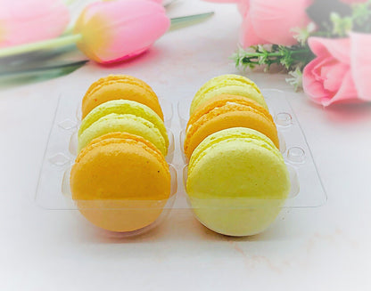 6 Orange & Lemon Macarons Value Pack - Macaron Centrale