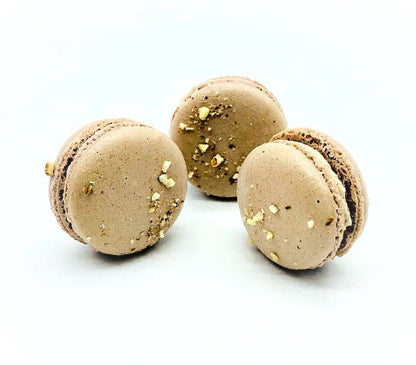 6 Pack Chocolate Hazel French Macarons - Macaron Centrale6 Pack