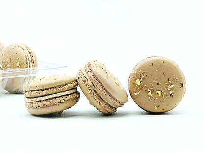 6 Pack Chocolate Hazel French Macarons - Macaron Centrale6 Pack