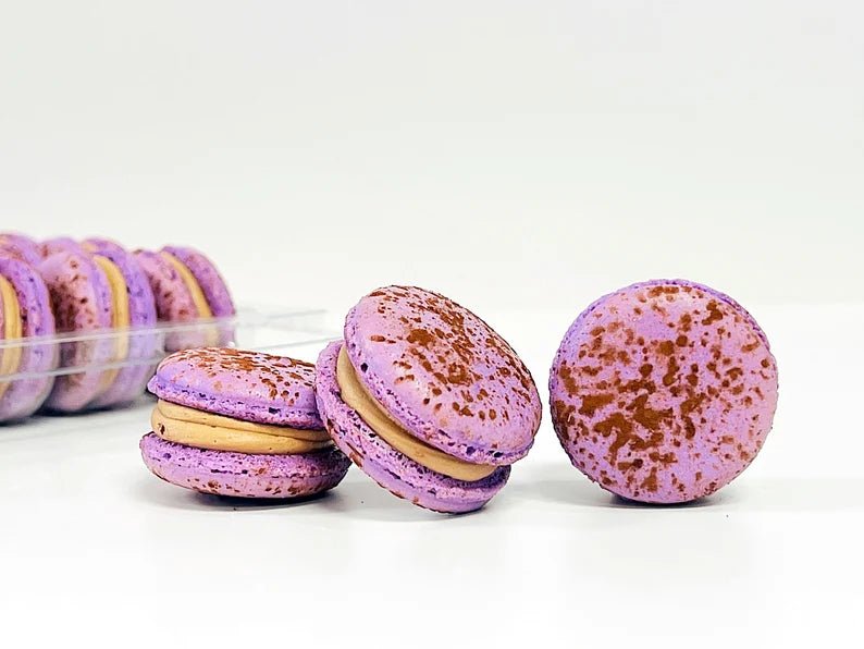 6 Pack chocolate hazelnut and dates macarons | ideal for celebratory events. - Macaron Centrale6 Pack