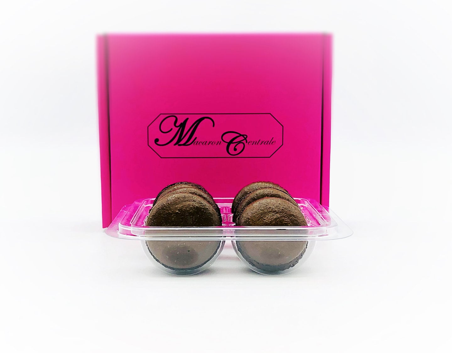 6 Pack chocolate macarons | ideal for celebratory events. - Macaron Centrale