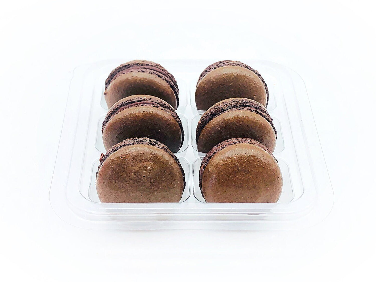 6 Pack chocolate macarons | ideal for celebratory events. - Macaron Centrale