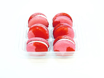6 Pack Cranberry & Prune Macarons - Macaron Centrale