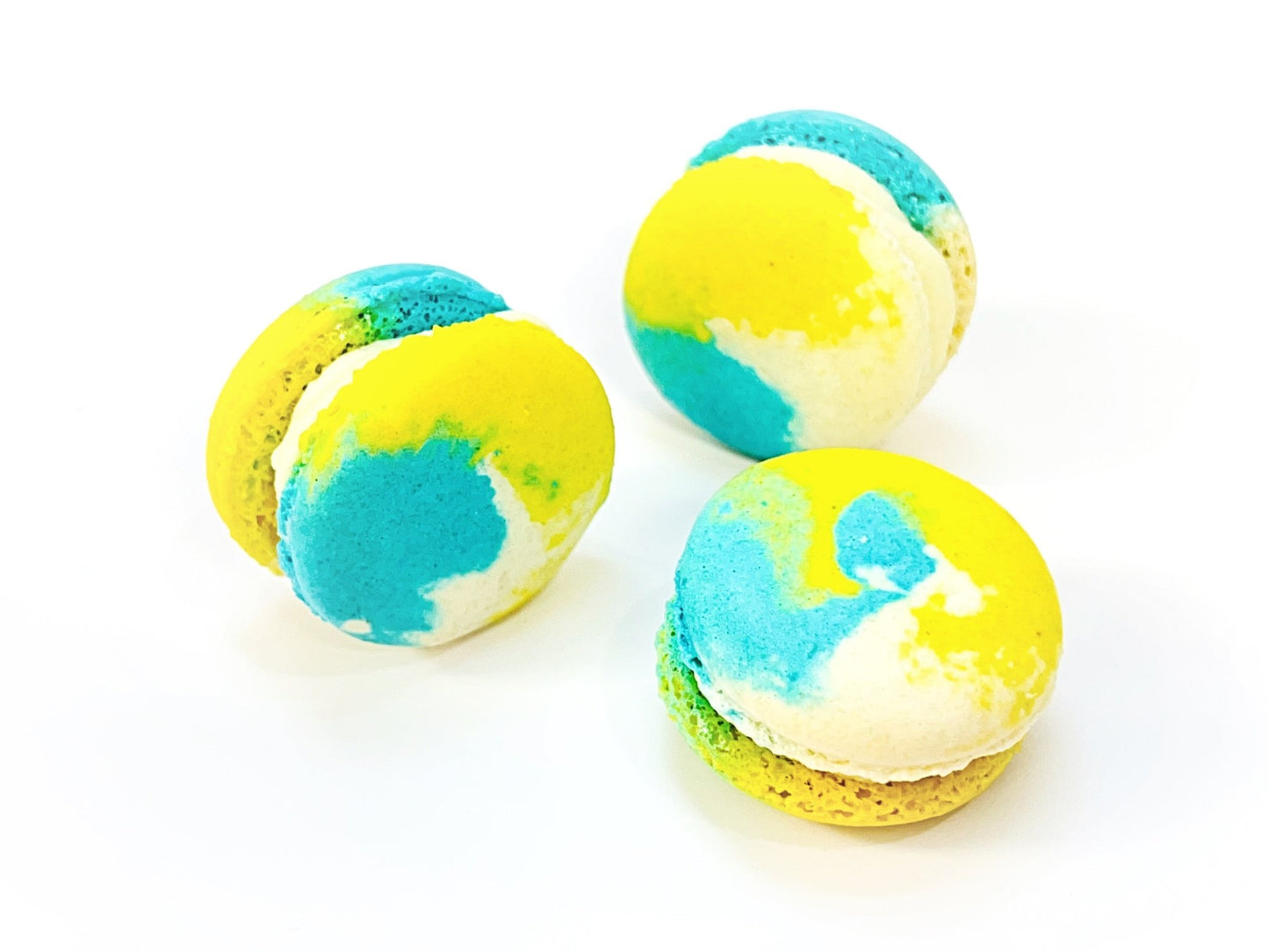 6 Pack Doraemon Inspired French Macaron | Vanilla Custard Macarons - Macaron Centrale6 Pack