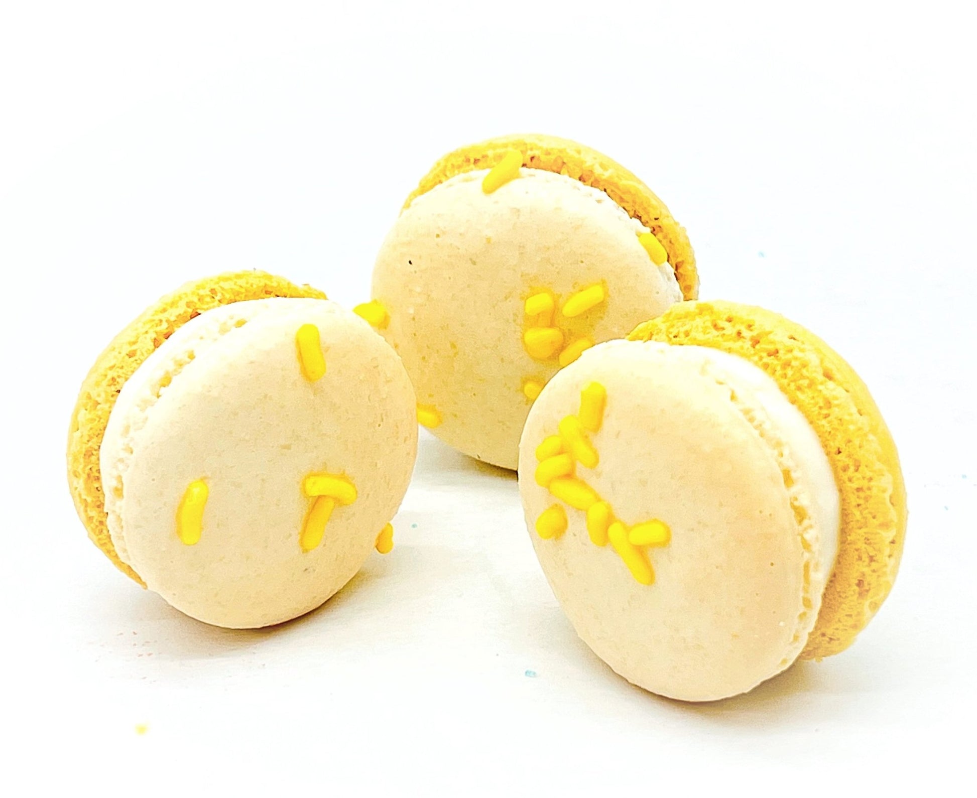 6 Pack Eggnog French Macarons - Macaron Centrale