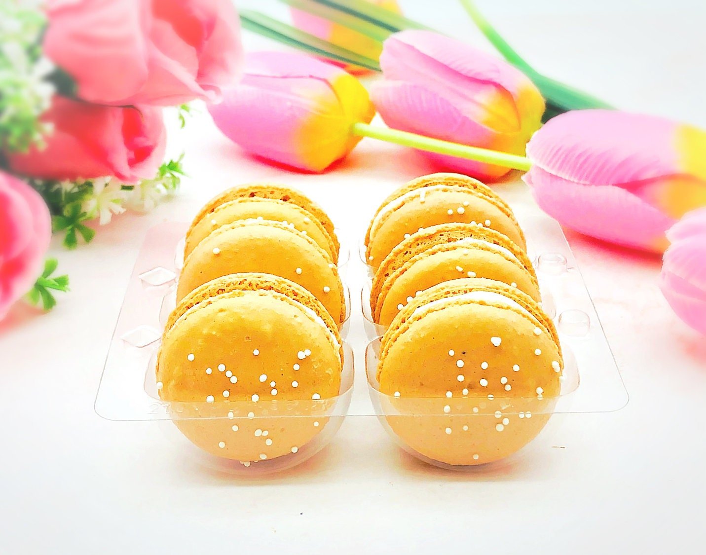 6 Pack French Macarons | S'more Ideal for your new celebratory events. - Macaron Centrale