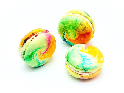 6 Pack fruity pebble French macarons - Macaron Centrale