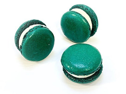 6 Pack Green Velvet French Macarons - Macaron Centrale6 Pack