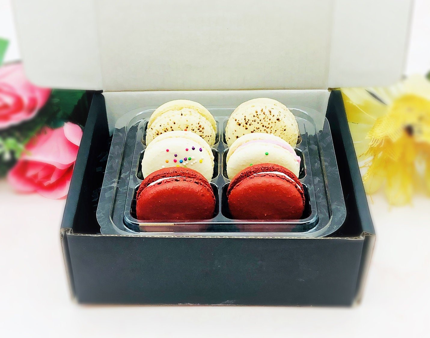 6 Pack Happy Birthday Macaron Set | a perfect gift for the birthday occasion - Macaron CentraleBerries Set