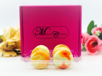 6 Pack Hokkaido macarons | ideal for celebratory events. - Macaron Centrale