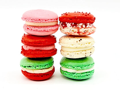 6 Pack Holiday French Macarons Set - Macaron Centrale