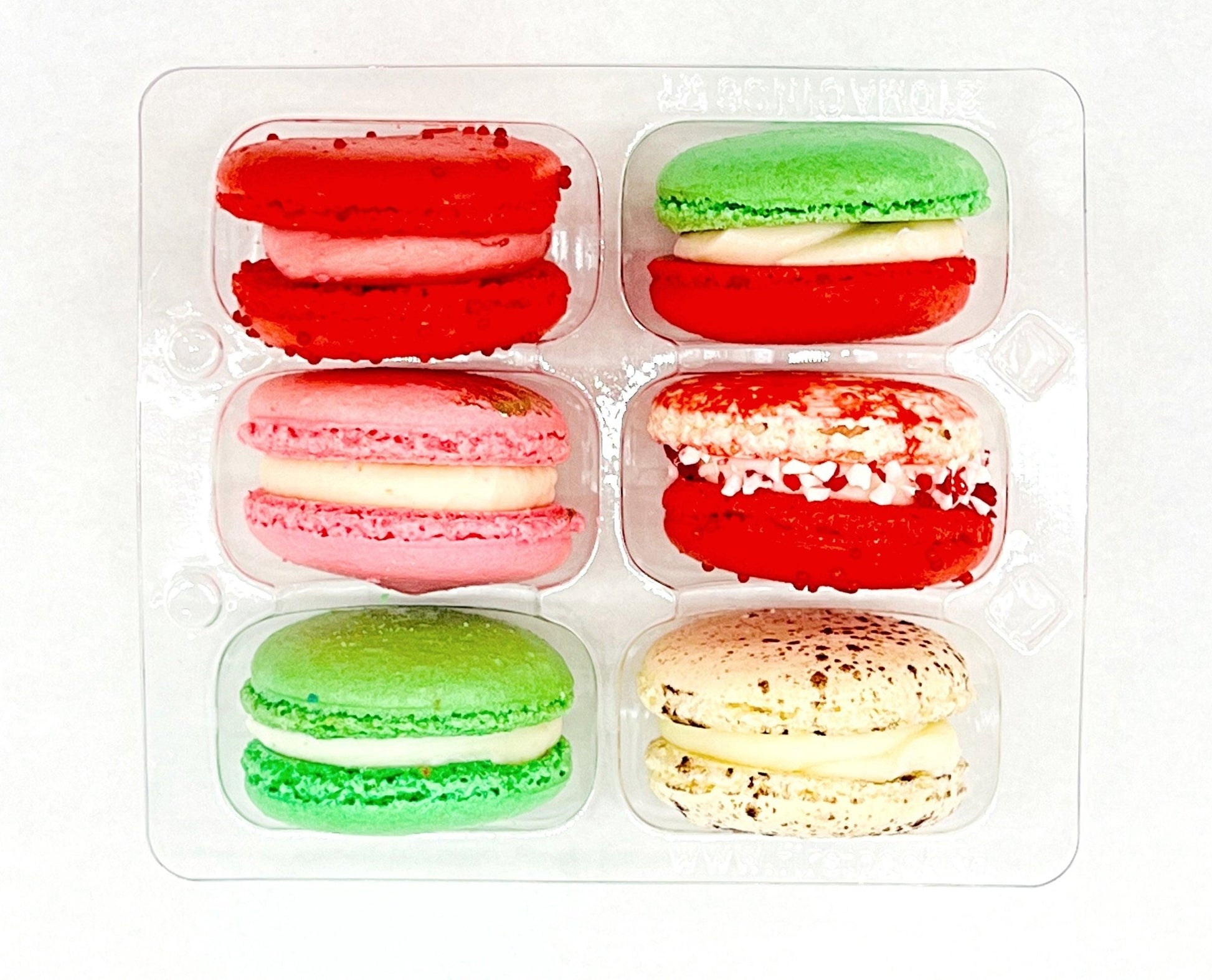 6 Pack Holiday French Macarons Set - Macaron Centrale