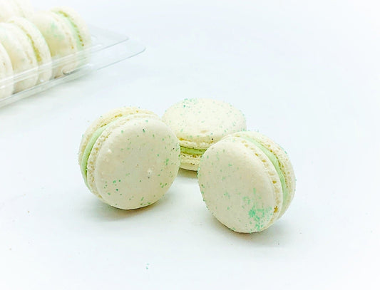 6 Pack jasmine macarons | ideal for celebratory events. - Macaron Centrale