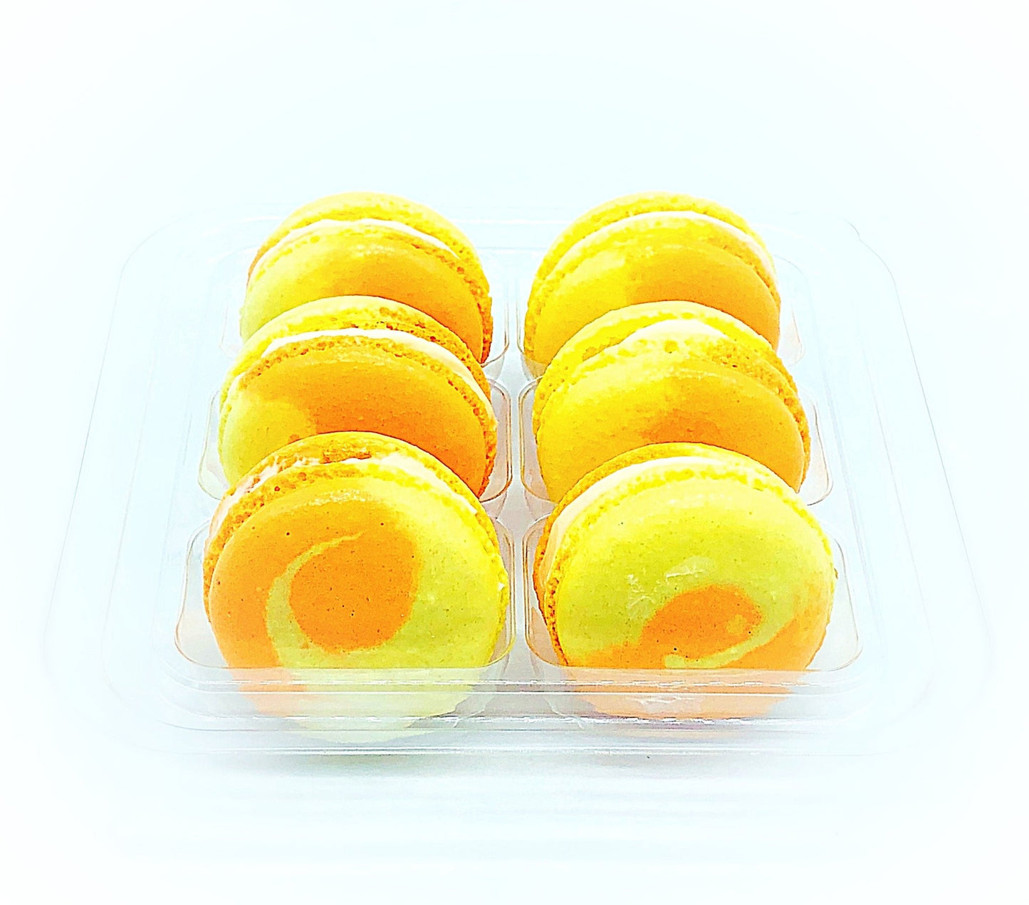 6 Pack Lemon - Orange Marmalade Macarons - Macaron Centrale