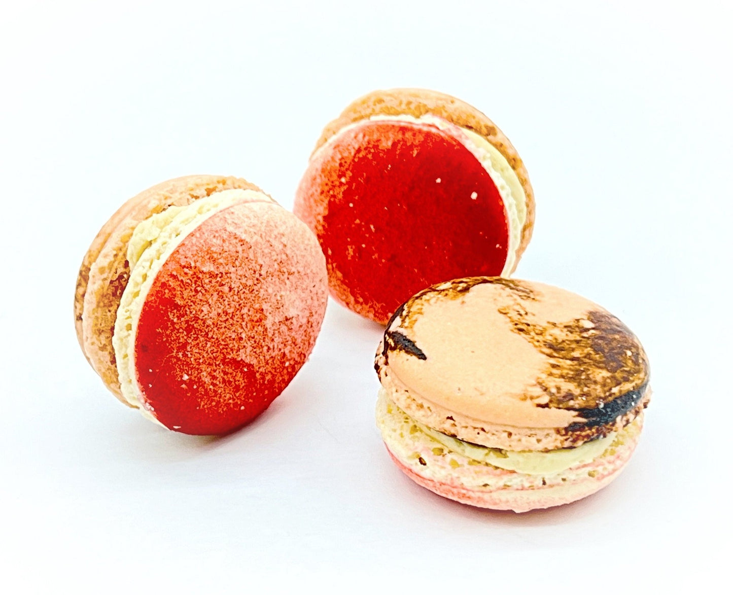 6 Pack Lychee - Colombian Coffee French Macarons - Macaron Centrale6 Pack