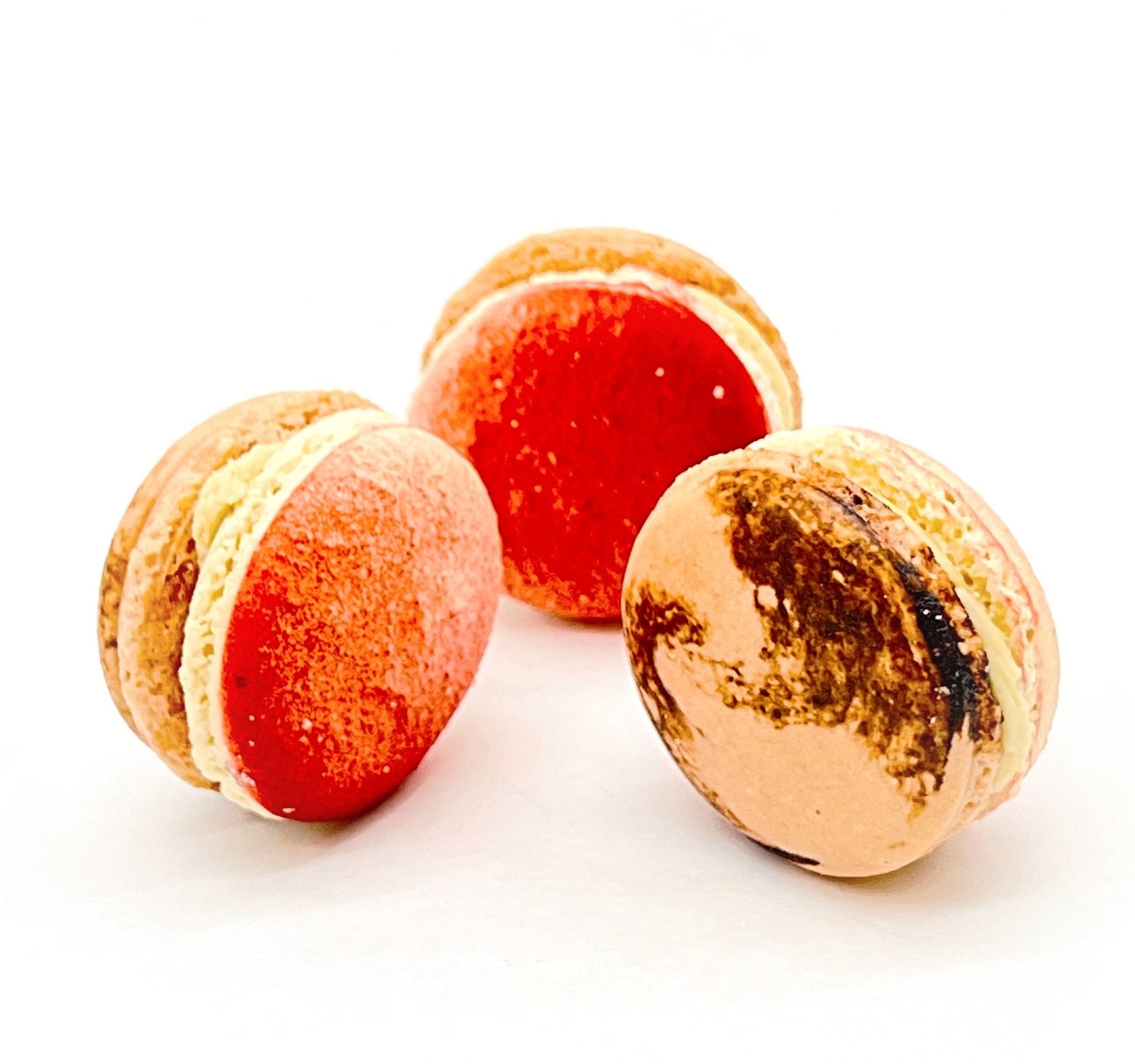 6 Pack Lychee - Colombian Coffee French Macarons - Macaron Centrale6 Pack