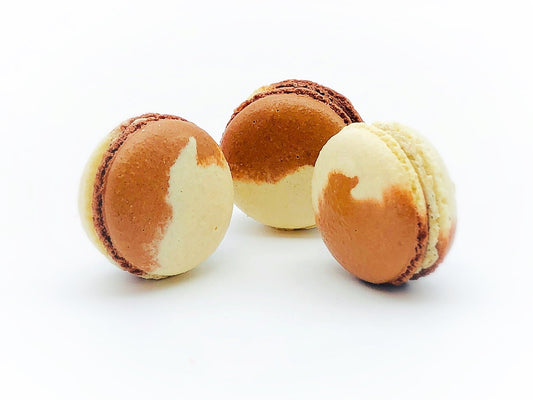 6 Pack macchiato macarons | ideal for celebratory events. - Macaron Centrale