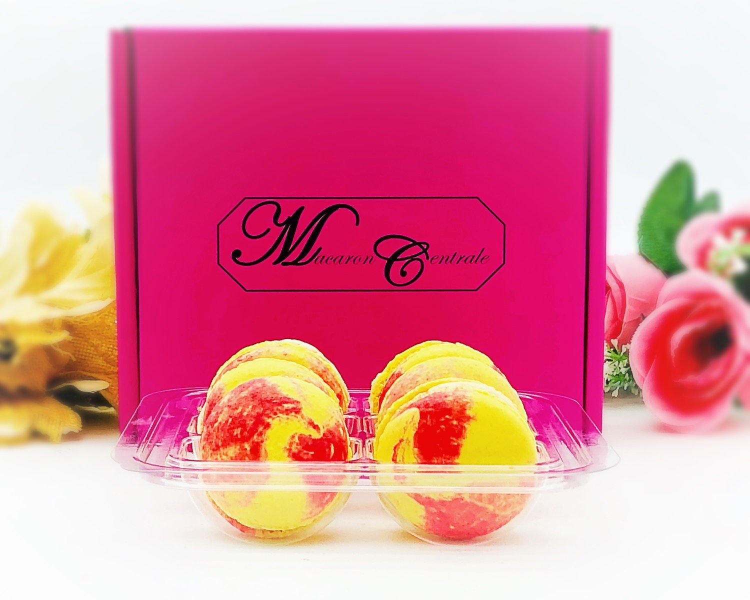 6 Pack Okinawa macarons | ideal for celebratory events. - Macaron Centrale