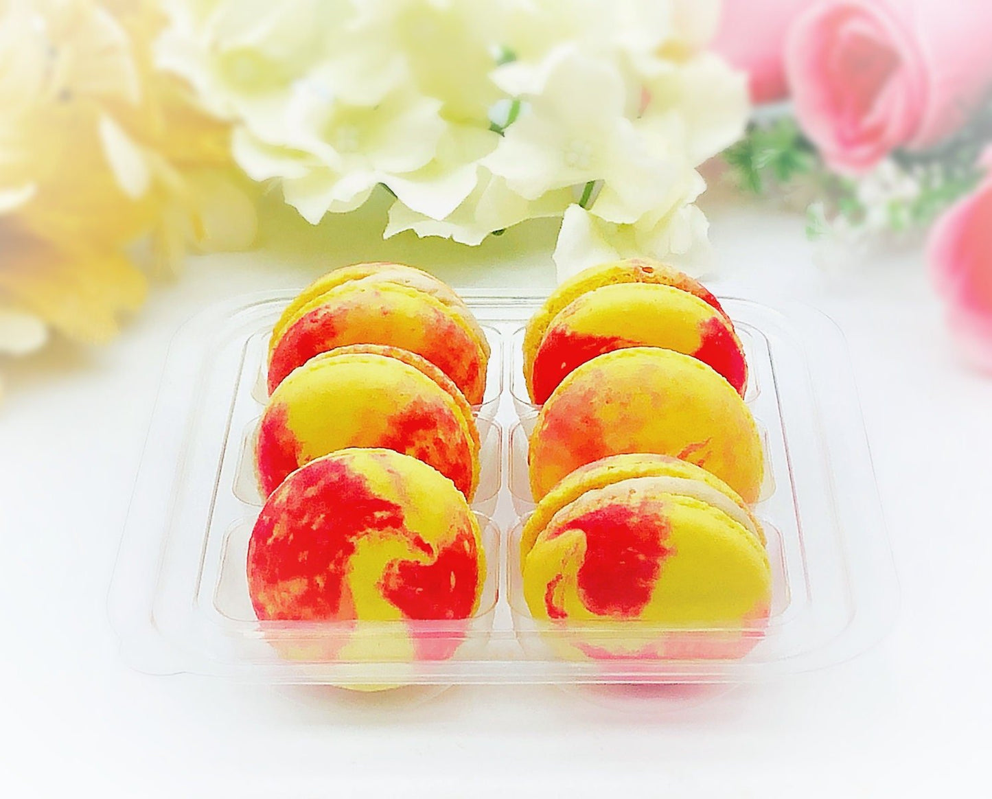 6 Pack Okinawa macarons | ideal for celebratory events. - Macaron Centrale