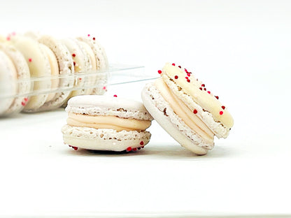 6 Pack Pomegranate Ginger French Macarons - Macaron Centrale