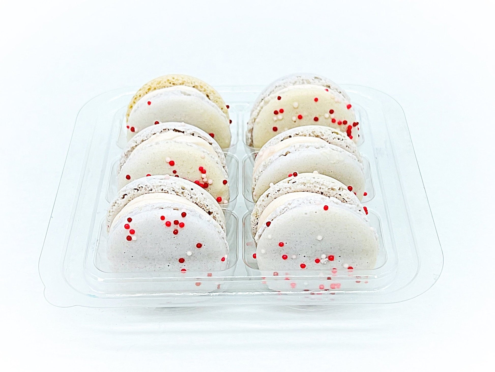 6 Pack Pomegranate Ginger French Macarons - Macaron Centrale