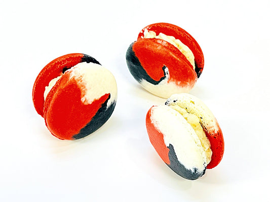 6 Pack Rice Krispies French Macarons | Mickey Inspired French Cookies - Macaron Centrale6 Pack
