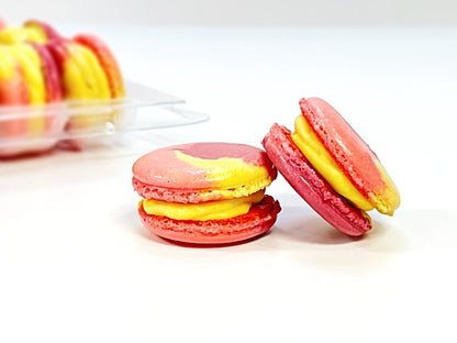 6 Pack Sailor Moon Inspired French Macaron | Mango Passion Fruit Mouse French Macarons - Macaron Centrale6 Pack