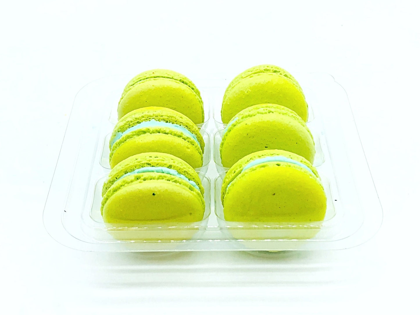 6 Pack spearmint French macarons - Macaron Centrale