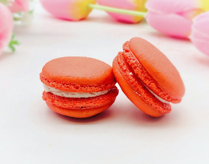 6 Pack Straw - Cherry Macarons - Macaron Centrale