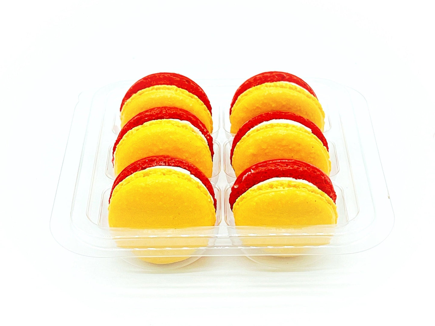 6 Pack Straw - O - ry French Macarons - Macaron Centrale