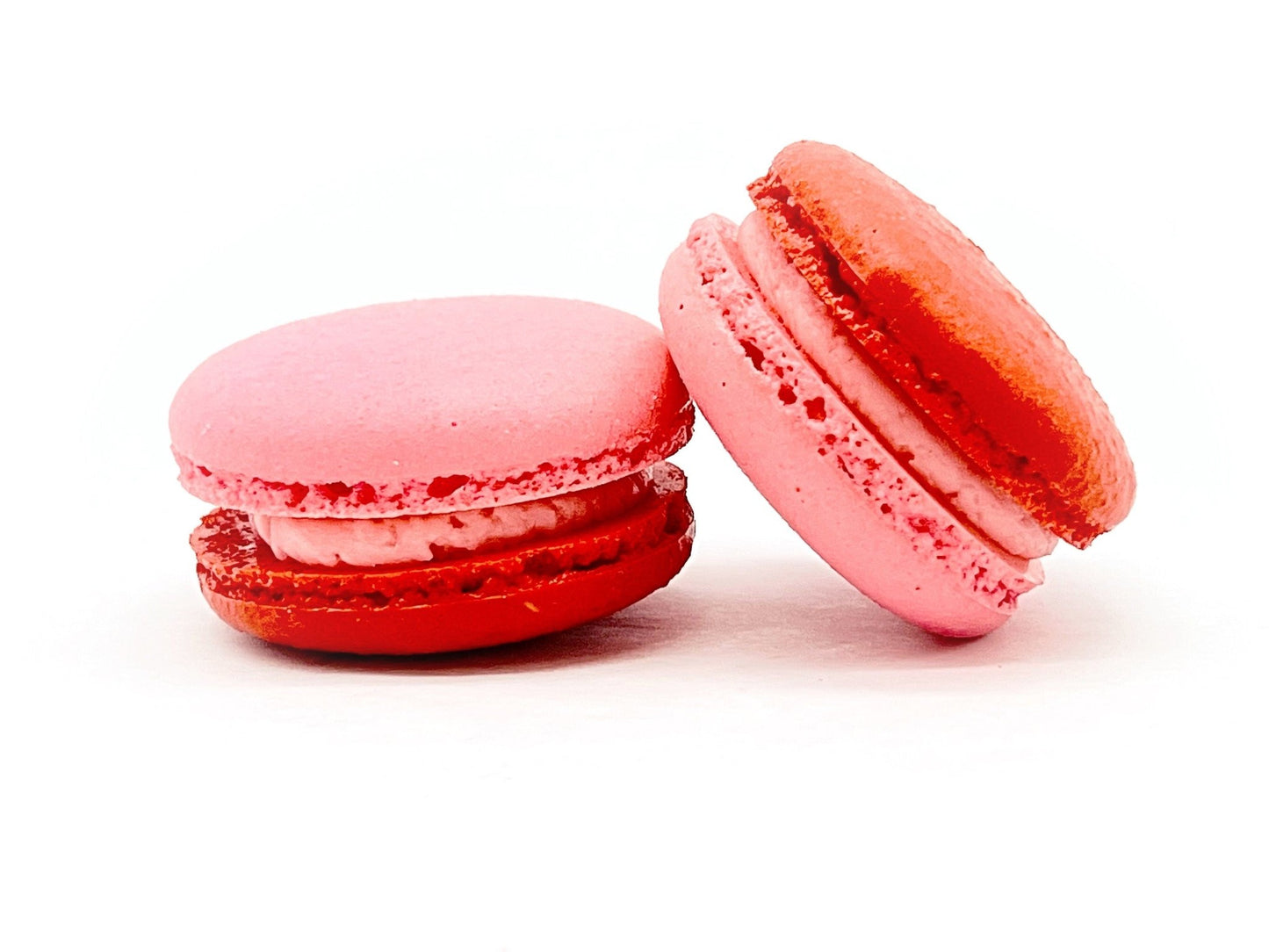 6 Pack Straw - Pomegranate Macarons - Macaron Centrale