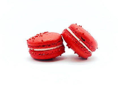 6 Pack strawberry macarons - Macaron Centrale