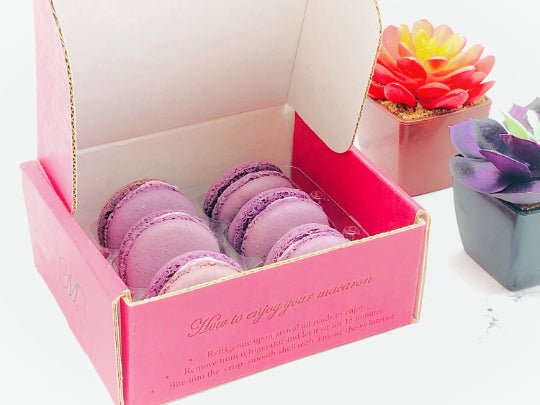 6 Pack | Ube French Macarons - Macaron Centrale