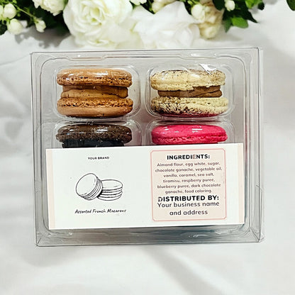 Customizable 6-Pack Classic Macaron Gift Set – Private Label Ready