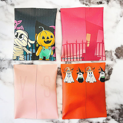 Customizable Halloween Macaron Pouch Set