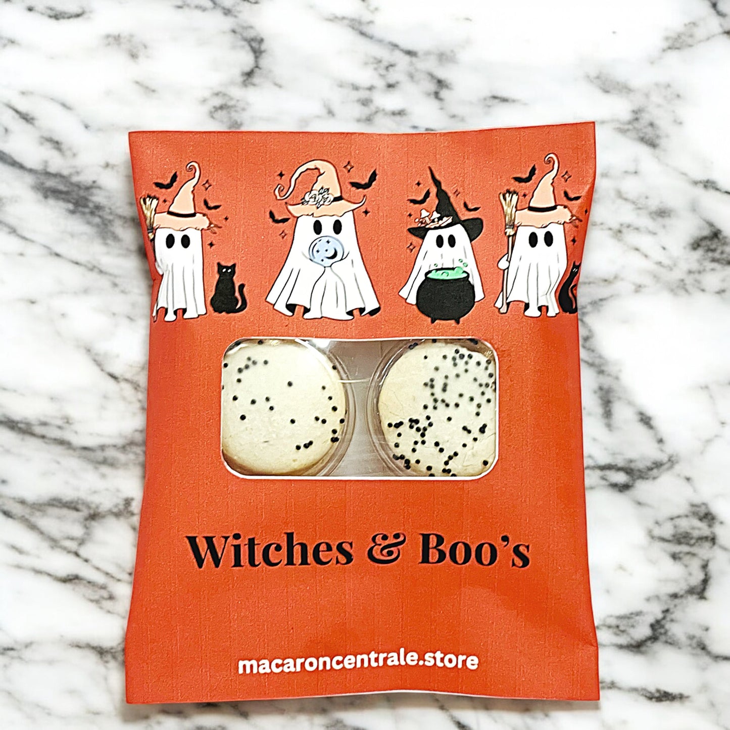 Customizable Halloween Macaron Pouch Set